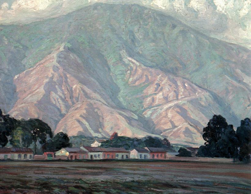 Cuadro de Manuel Cabr: La Silla de Caracas: vila